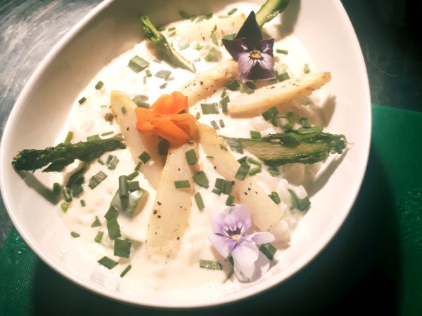 Plat risotto asperges